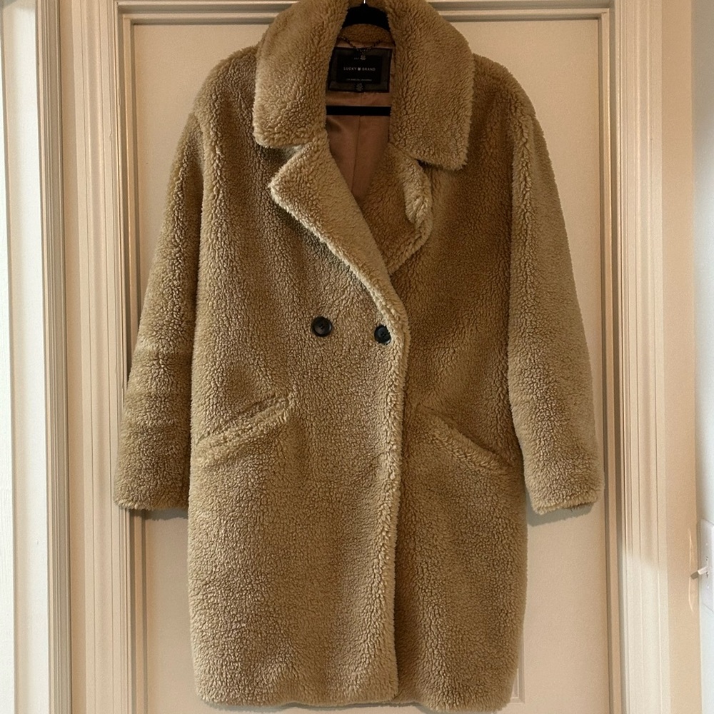 Sherpa Pea Coat.  Women’s L.